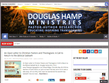 Tablet Screenshot of douglashamp.com